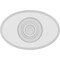 Ekena Millwork Standard Dalton Bullseye Rosette with Beveled Edge, 6"W x 4"H x 1"P ROSP060X040X100DAL03 - alternate 2